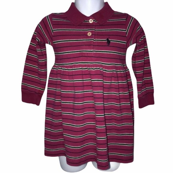 Ralph Lauren Other - Ralph Lauren Striped Pony Polo Tennis Dress 2T